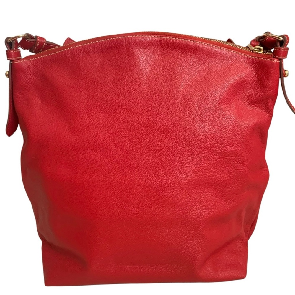 Dooney & Bourke Leather Pebbled Hobo Bag - Picture 4 of 16